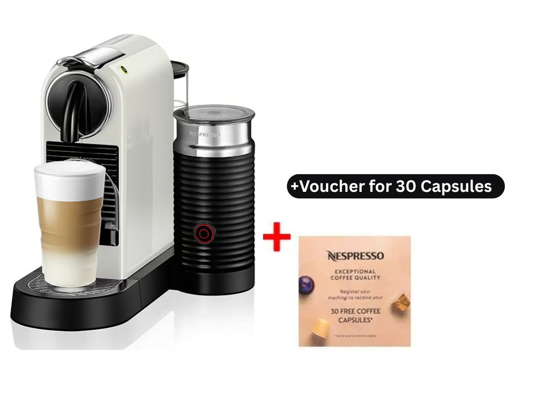 Buy Nespresso CitiZ & Milk White Coffee Machine – in Qatar Buy Nespresso CitiZ & Milk White Coffee Machine – in Qatar